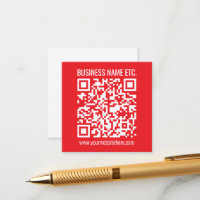 Créez instantanément votre propre code QR | Rouge 