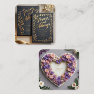 Carte D'accompagnement Créez la première image parfaite mariée