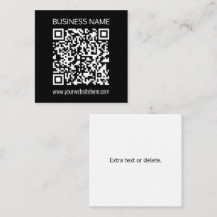 Carte D'accompagnement Créez un code QR instantanément avec l'URL de votr