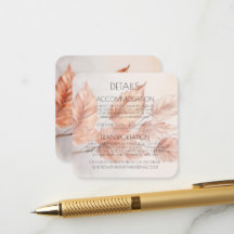 Créez vos propres détails de mariage avec feuilles