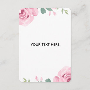 Carte D'accompagnement Créez votre propre bordure florale