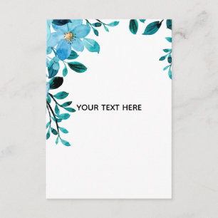Carte D'accompagnement Créez Votre Propre Floral