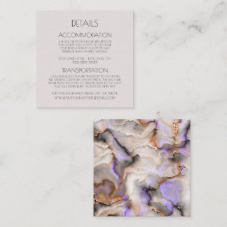 Carte D'accompagnement Créez votre propre marbre orange personnalisé