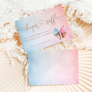 Carte D'accompagnement Crème glacée Genre Reveal What's The Scoop