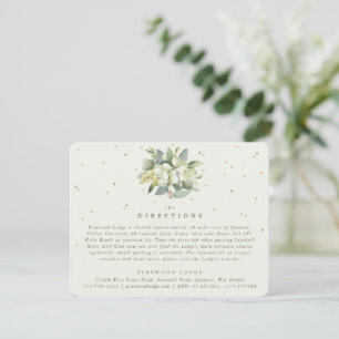 Carte D'accompagnement Crème Snowberry+Eucalyptus Bouquet Directions