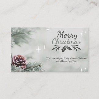 Carte D'accompagnement crishtmas card,enclosure card