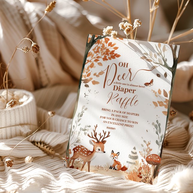 Carte D'accompagnement Crochet de diappeur de forêt boisé Oh cerf (Créateur téléchargé)