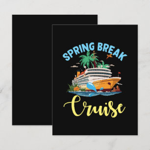 Carte D'accompagnement Croisière Spring Break