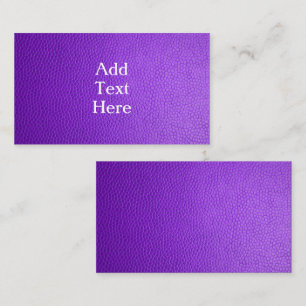 Carte D'accompagnement Cuir violet Faux