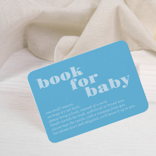 Carte D'accompagnement Cultivé localement   Réserver Pour Bébé   BLEUE co