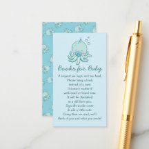Cute Baby shower Octopus Kawaii Blue Boy
