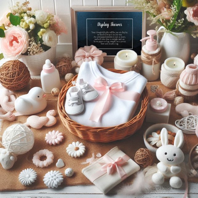 Carte D'accompagnement Cute Bear Twinkle Twinkle Baby Display Douche (Créateur téléchargé)