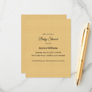 Carte D'accompagnement Cute Boho Baby shower Sexe Neutre, Personnalisable