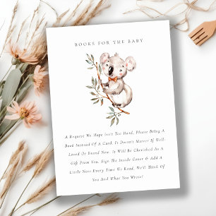 Carte D'accompagnement Cute Cudely Koala Folioks Pour Baby shower