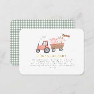 Carte D'accompagnement Cute Farm Animal Barnyard Livres pour bébé