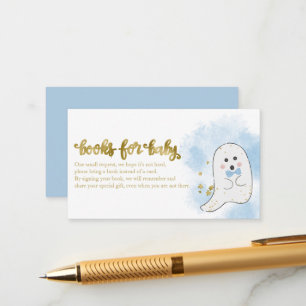 Carte D'accompagnement Cute Ghost Halloween Baby showers Livres Pour Bébé
