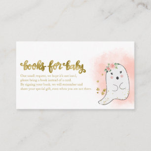 Carte D'accompagnement Cute Ghost Halloween Baby showers Livres Pour Bébé