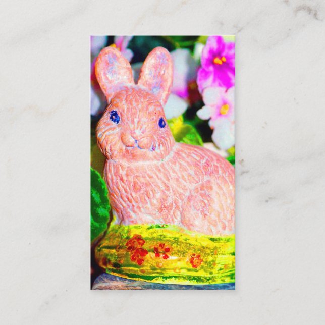 Carte D'accompagnement Cute Kitschy Bunny Rabbit (Devant)
