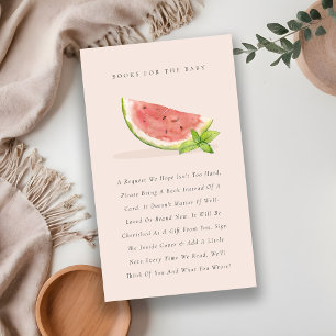 Carte D'accompagnement Cute Our Little Blush Melon Livres pour Baby showe