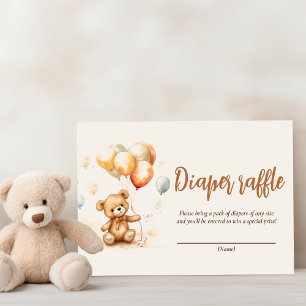 Carte D'accompagnement Cute ours neutre