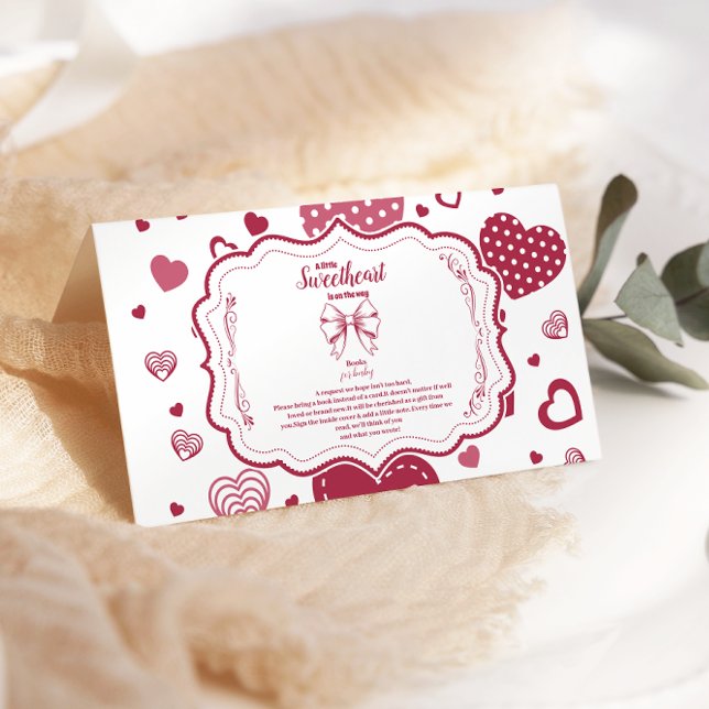 Carte D'accompagnement Cute Sweetheart Valentine's Day Livres pour bébé (Créateur téléchargé)