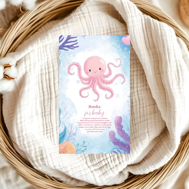Carte D'accompagnement Cute Under the Sea Livres pour bébé (Créateur téléchargé)