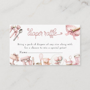 Carte D'accompagnement Cutie Pie   Baby shower fille rose aquarelle