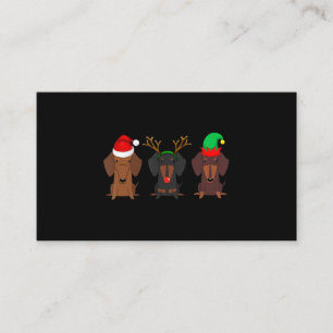 Carte D'accompagnement Dachshund Christmas Christmas Mom Women Weiner Dog