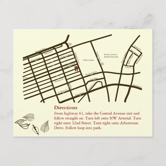 Carte D'accompagnement Dan Preiss Faisons les calculs Directions Annonces (Devant)