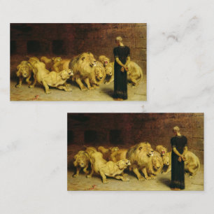 Carte D'accompagnement Daniel in the Lions' Den, 1872 par Briton Riviere