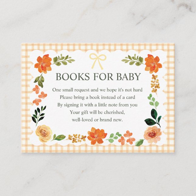 Carte d'accompagnement de baby shower 012 Copper G (Devant)