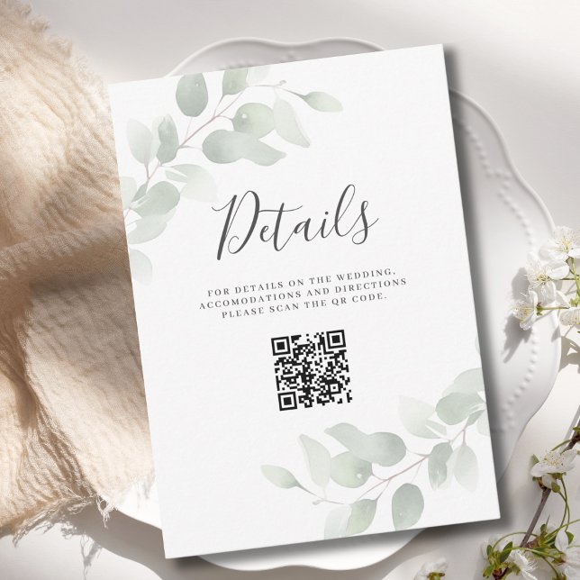 Carte d'accompagnement de détails de mariage avec  (Créateur téléchargé)