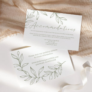 Carte d'accompagnement de mariage aux fleurs de sa
