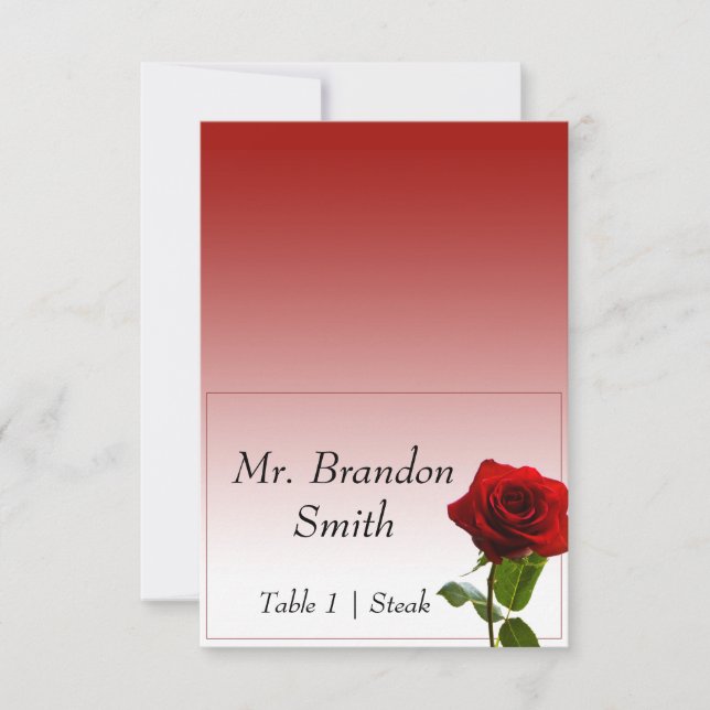 Carte d'accompagnement de mariage de conte de fée (Devant)