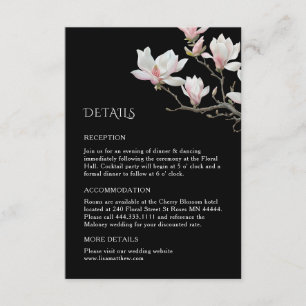Carte d'accompagnement de mariage en art magnifiqu