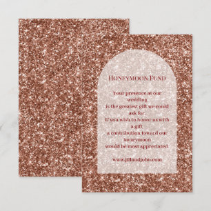 Carte d'accompagnement de mariage Fonds de Lune de