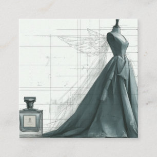 Carte d'accompagnement de mode élégante – Robe & P