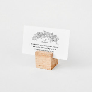 Carte d'accompagnement de site web de mariage goth