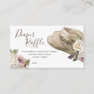 Carte D'accompagnement Déchets de Baby shower occidental