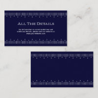 Déco moderne | Elegant Marine bleu et blanc Détail