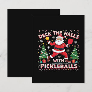 Carte D'accompagnement Décorez Les Salles Avec Des Pickleballs 