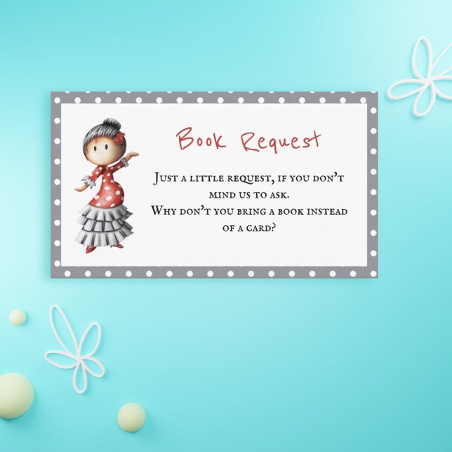 Carte D'accompagnement Demande de Baby shower de Sevillana Dancer (Créateur téléchargé)