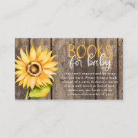 Demande de Baby shower de tournesol