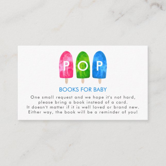 Carte D'accompagnement Demande de Baby shower d'op prêt (Devant)