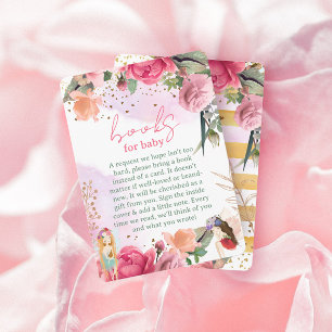 Carte D'accompagnement Demande de Baby shower Fairy Girl