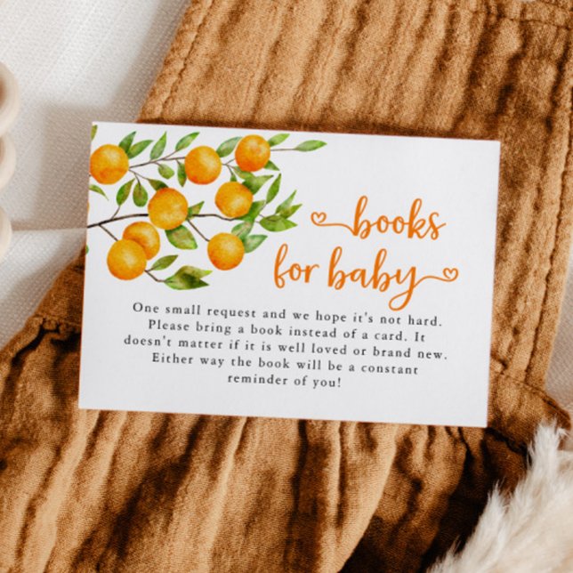 Carte D'accompagnement Demande de Baby shower Little Cutie (Créateur téléchargé)