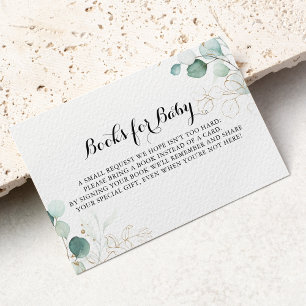 Carte D'accompagnement Demande de Baby shower Rustic Gold Floral