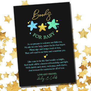 Carte D'accompagnement Demande de Baby shower Twinkle Little Star