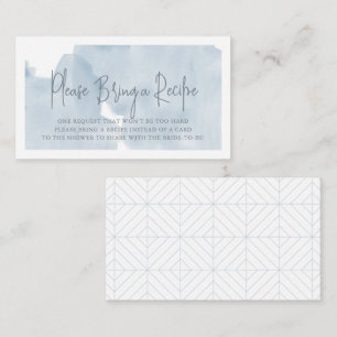 Carte D'accompagnement Demande de Fête des mariées Ciel Bleu Cloud 9