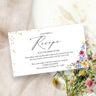 Carte D'accompagnement Demande de Fête des mariées de Fleur sauvage Boho